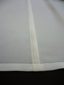 絽長襦袢 背縫いの縫い返し